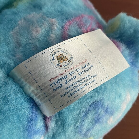 Build-A-Bear Blue Peace and Friendship Bear Plush - Picture 5 of 7